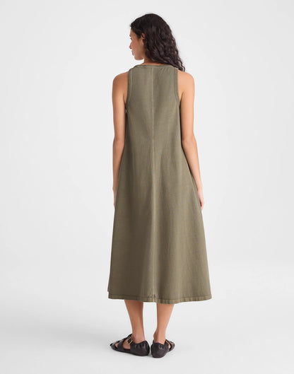 Madewell Seamed Tank Maxi Dress in Allday Jersey