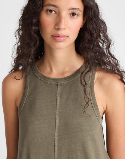 Madewell Seamed Tank Maxi Dress in Allday Jersey