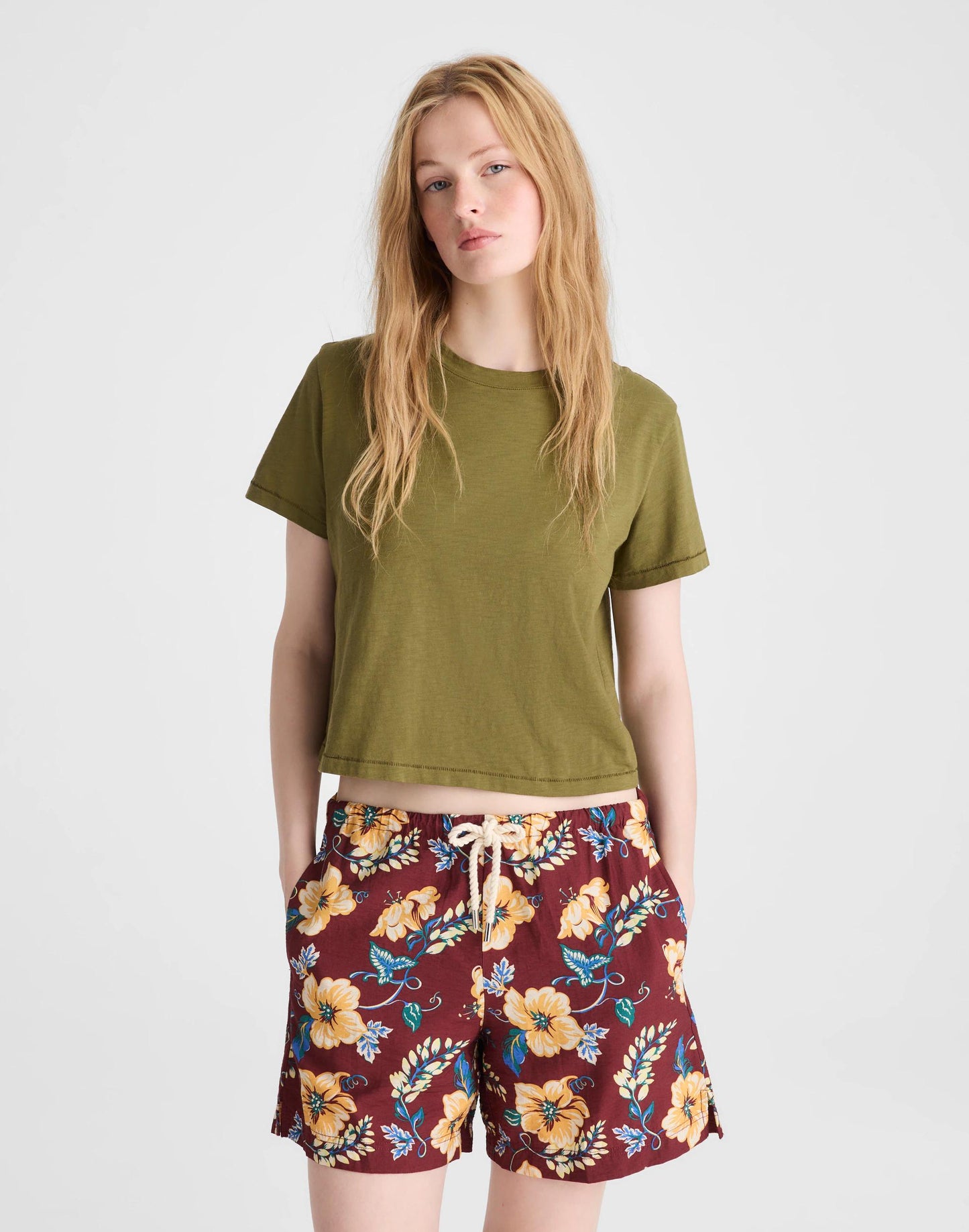 Madewell Pull-On Drawstring Boardshorts