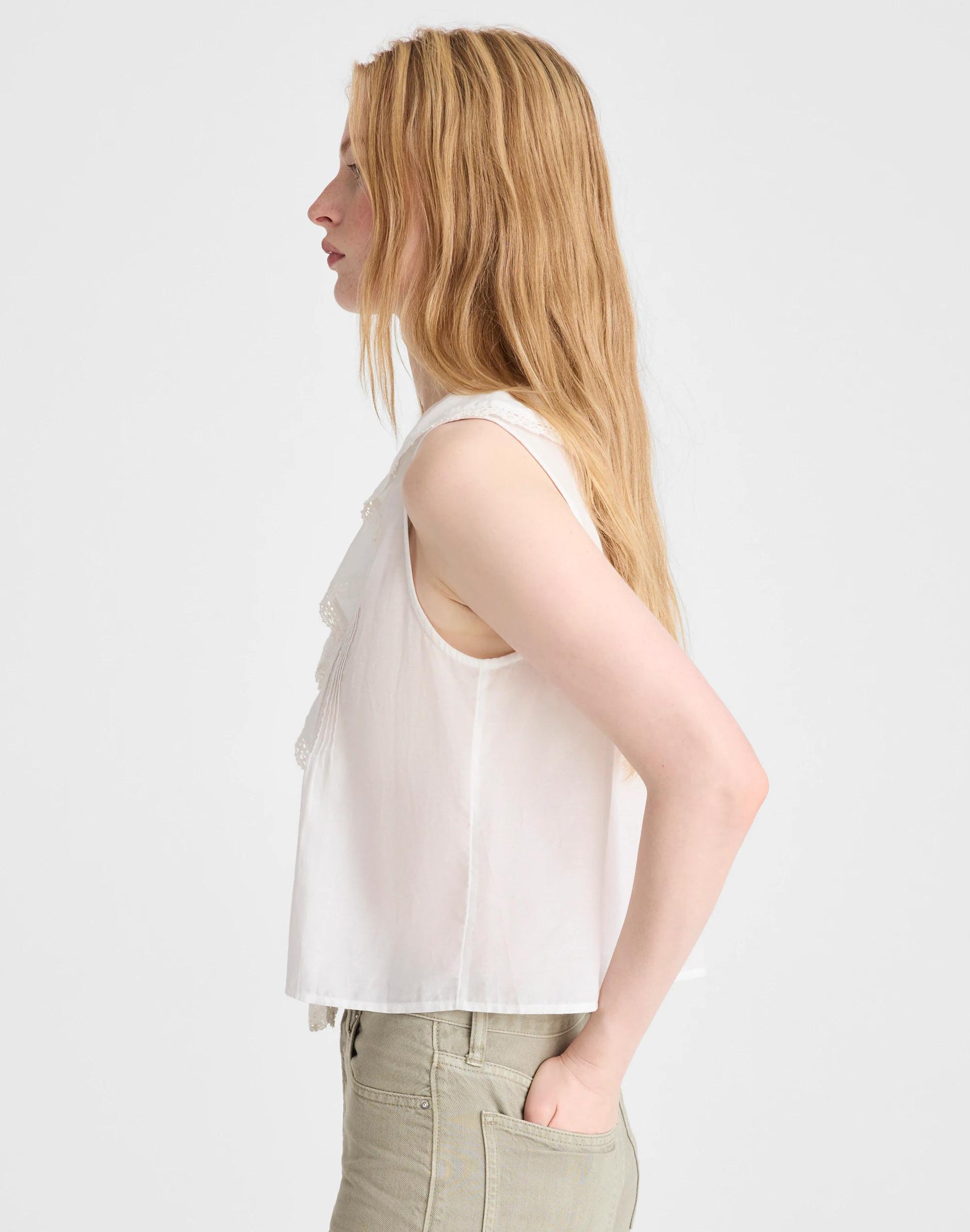 Madewell The Blaire Sleeveless Top