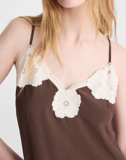 Madewell V-Neck Midi Slip Dress