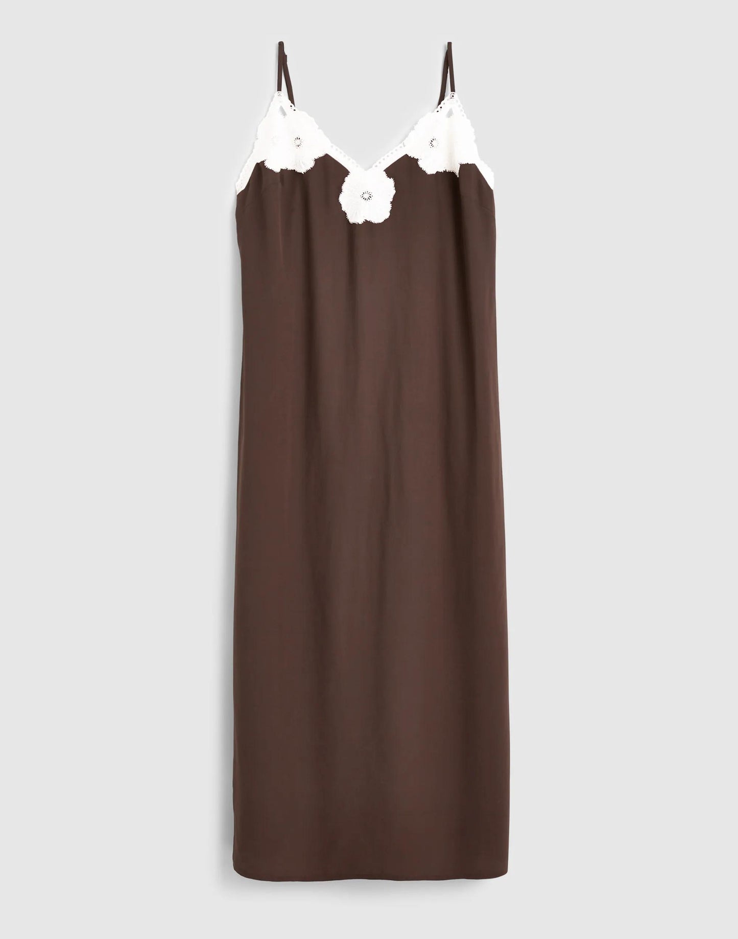 Madewell V-Neck Midi Slip Dress