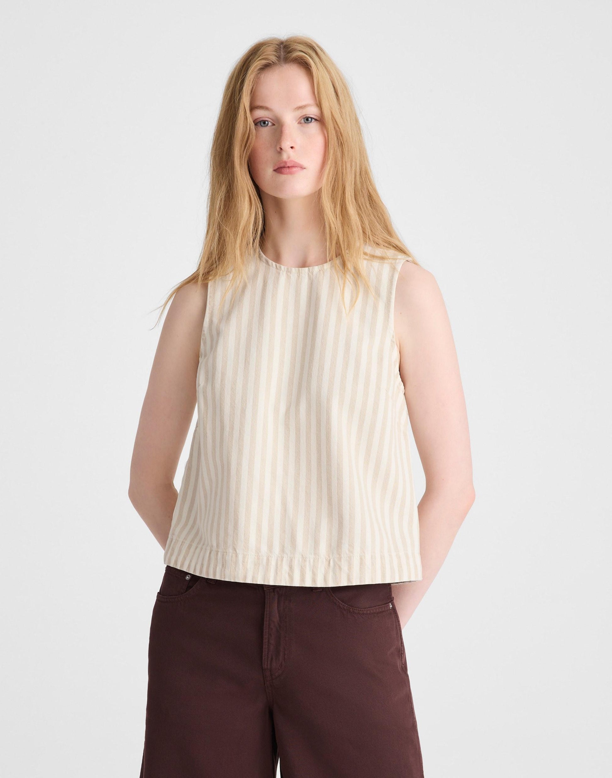 Madewell Denim Boxy Shell Top