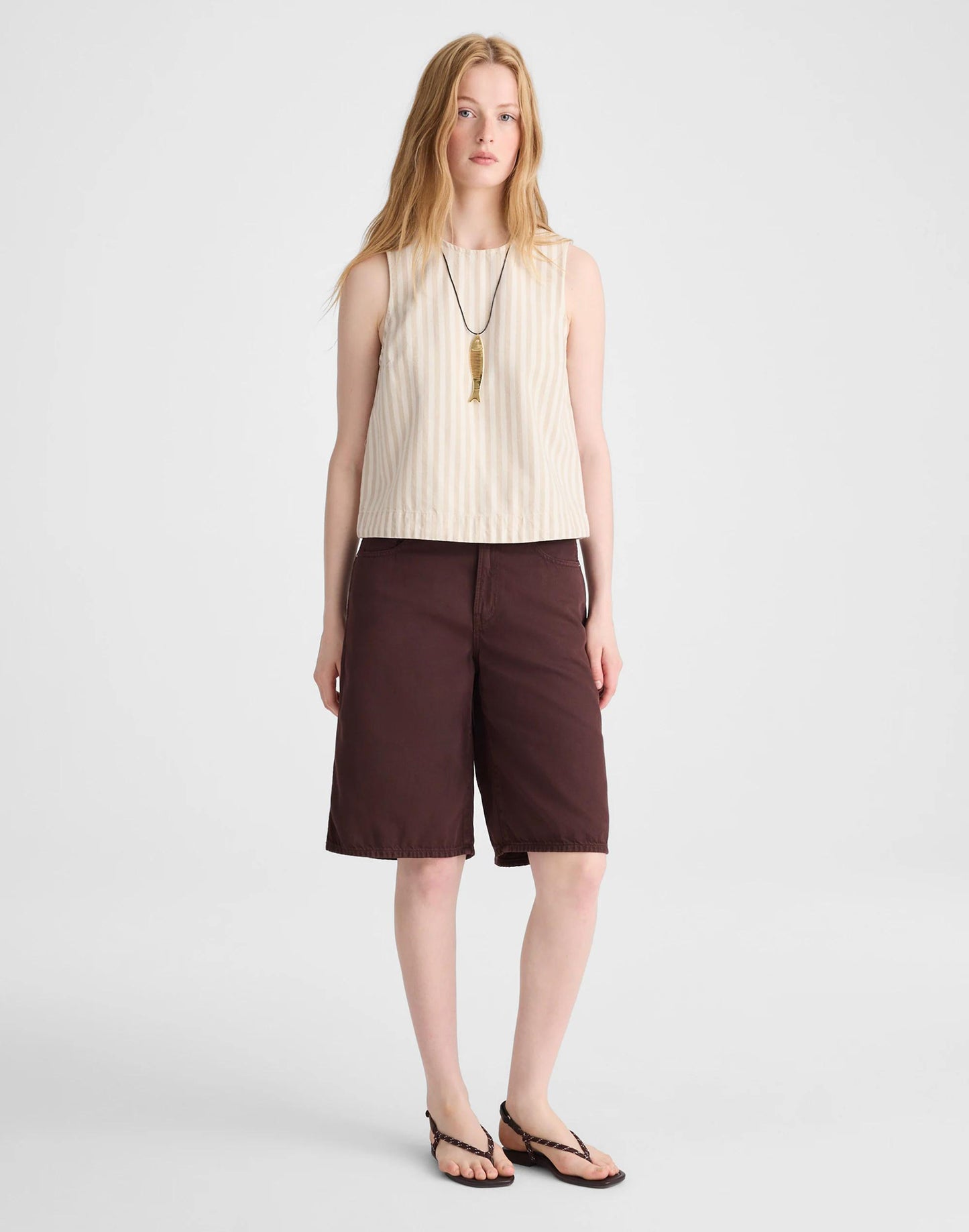 Madewell Denim Boxy Shell Top