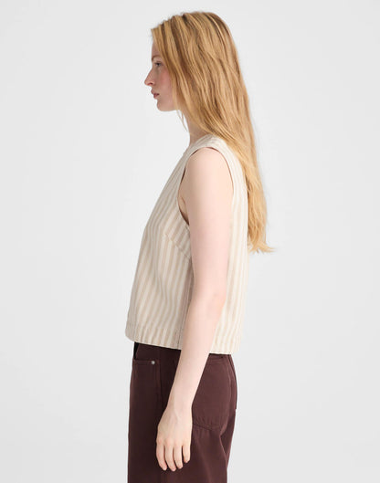Madewell Denim Boxy Shell Top
