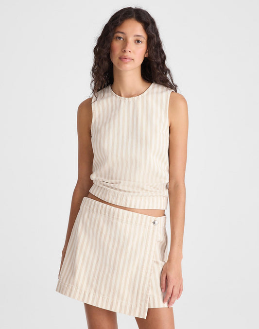 Madewell Denim Wrap Mini Skort