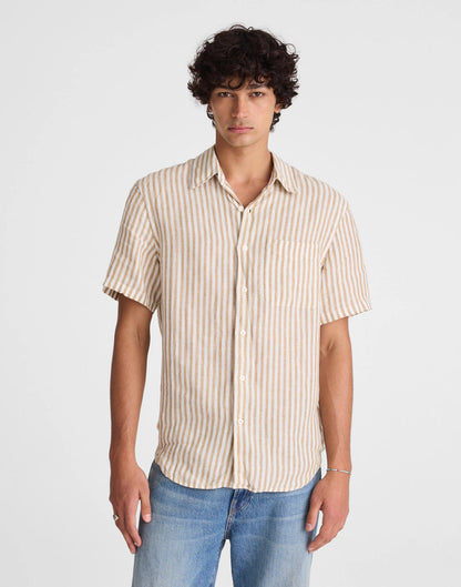 Madewell The Allday Short-Sleeve Shirt in Linen