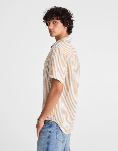 Madewell The Allday Short-Sleeve Shirt in Linen