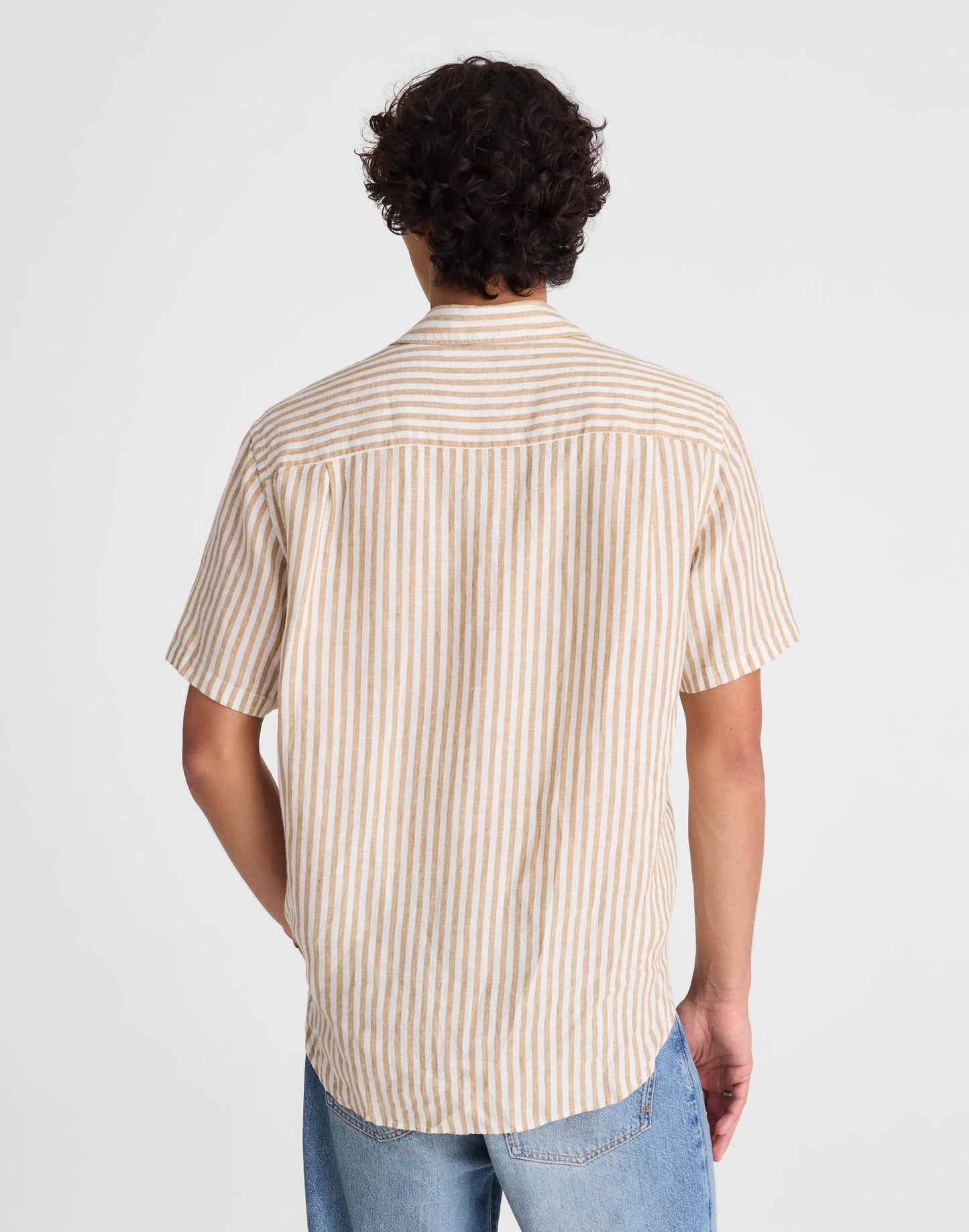 Madewell The Allday Short-Sleeve Shirt in Linen
