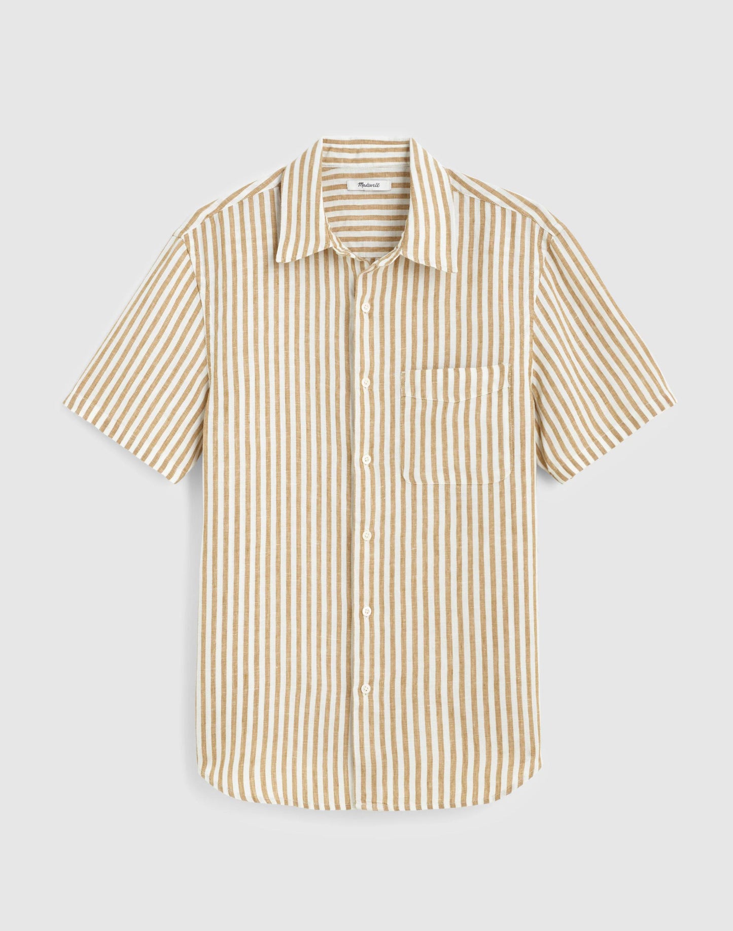 Madewell The Allday Short-Sleeve Shirt in Linen