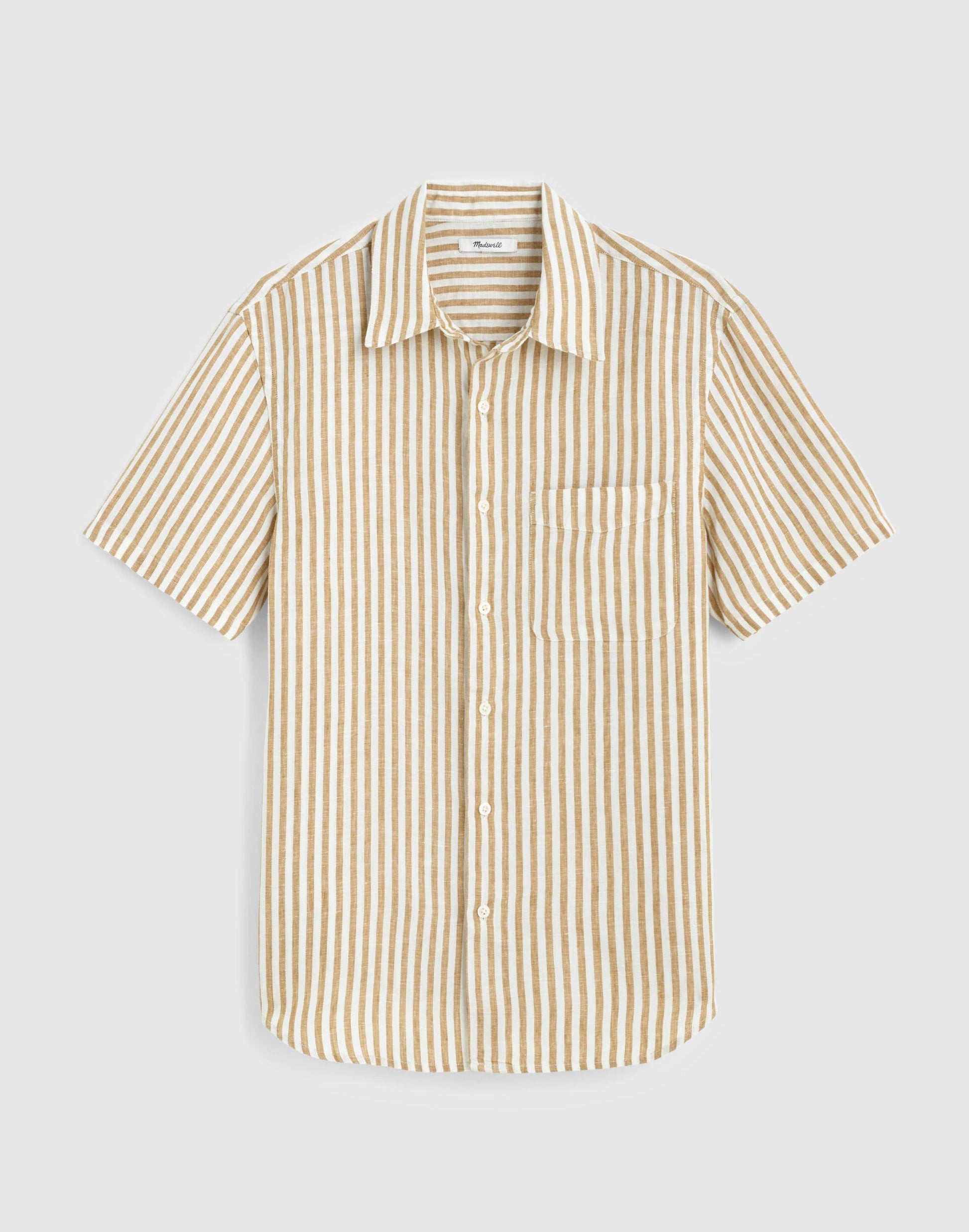 Madewell The Allday Short-Sleeve Shirt in Linen