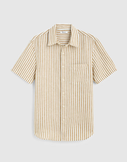 Madewell The Allday Short-Sleeve Shirt in Linen
