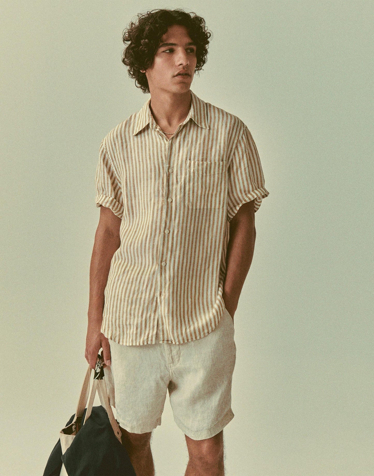 Madewell The Allday Short-Sleeve Shirt in Linen