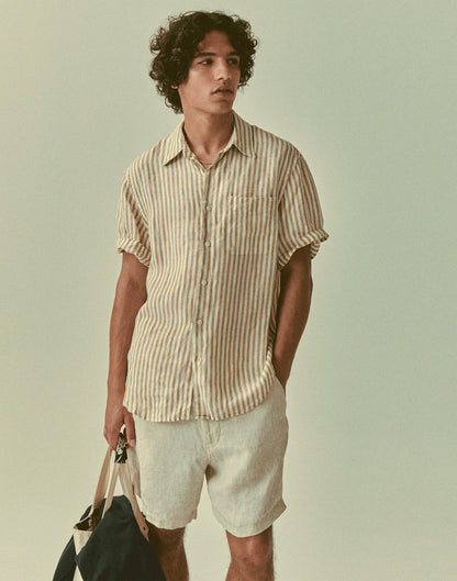 Madewell The Allday Short-Sleeve Shirt in Linen