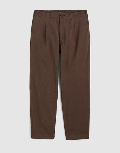 Madewell Pleated Chino Pants in Uniform Twill
