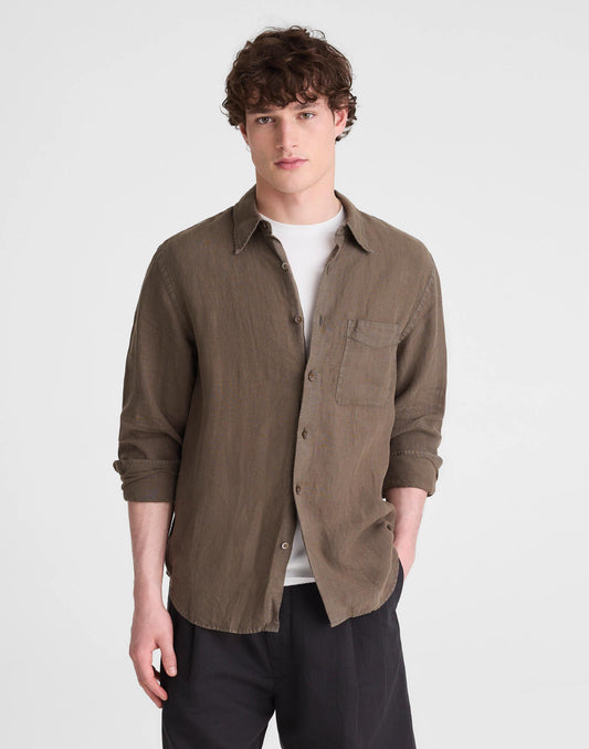 Madewell Button-Up Shirt in Linen