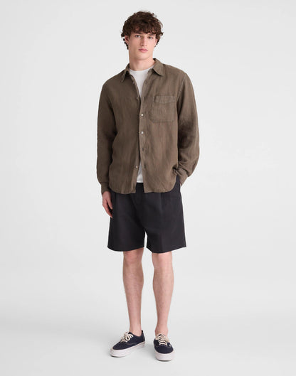 Madewell Button-Up Shirt in Linen