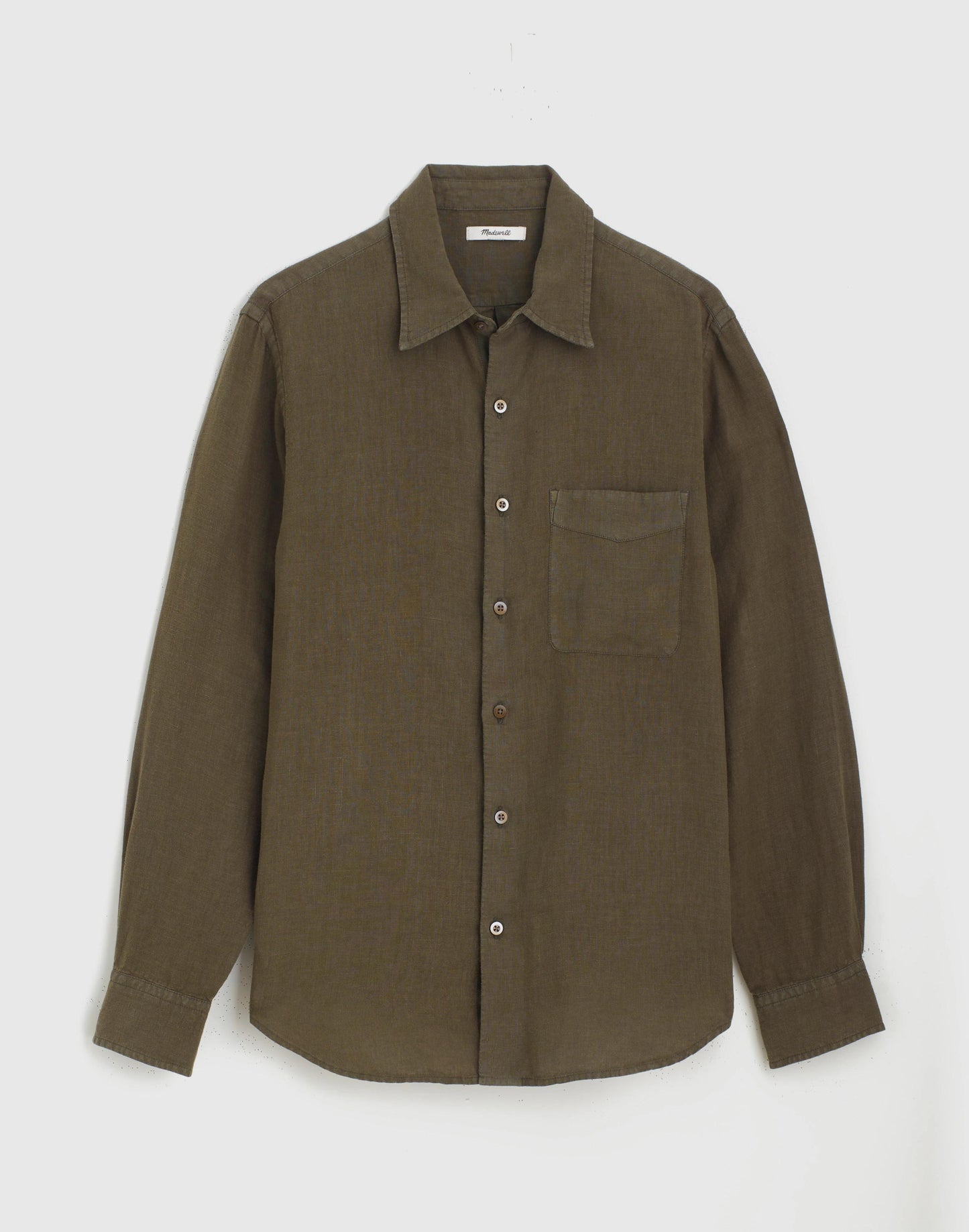 Madewell Button-Up Shirt in Linen
