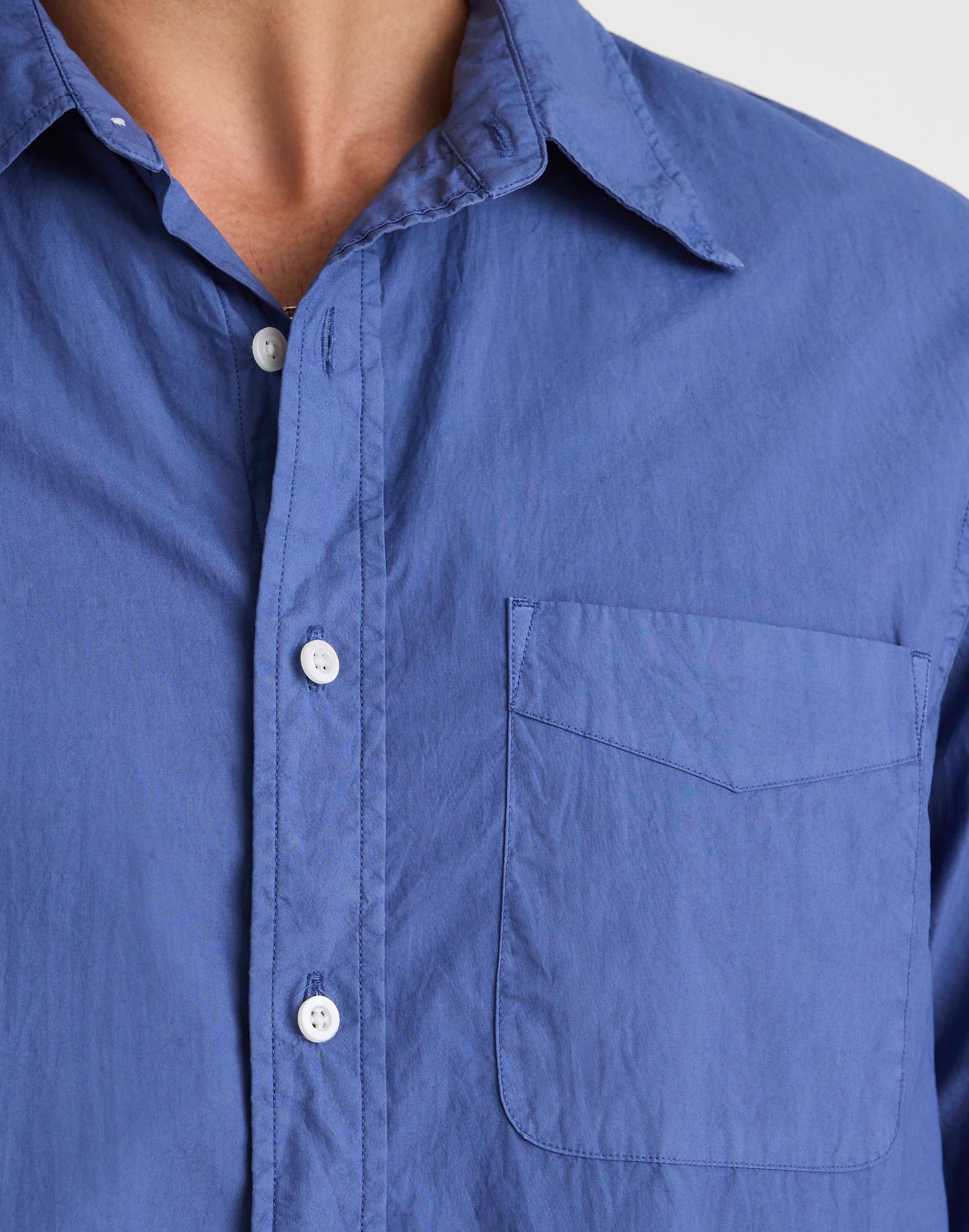 Madewell Button-Up Shirt in Crisp Poplin