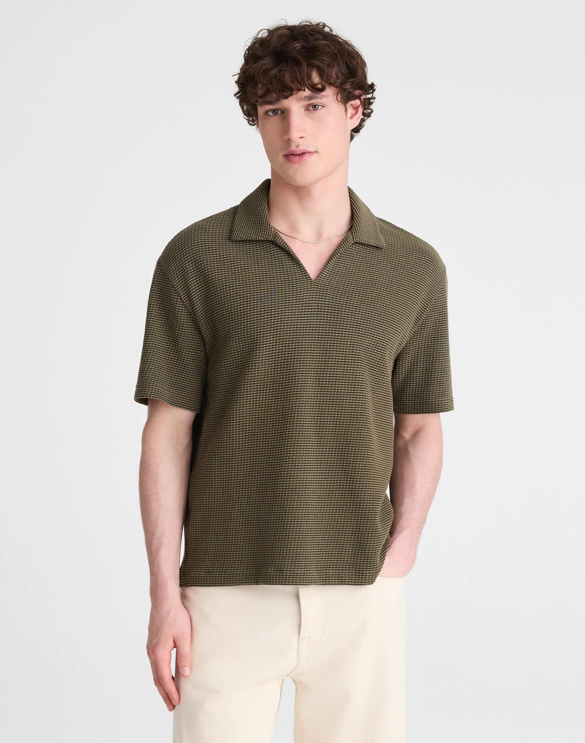 Madewell Skipper Polo in Jacquard