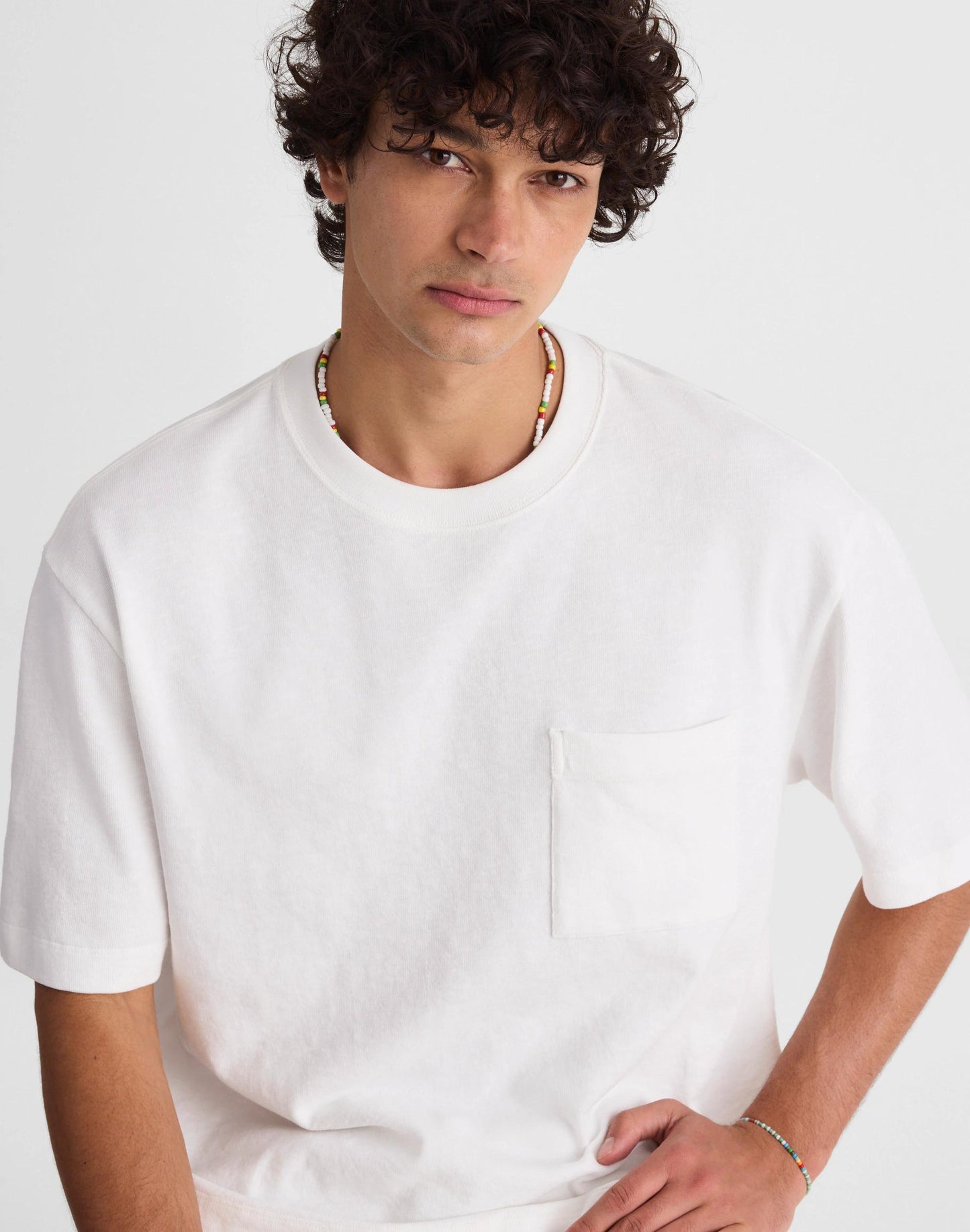 Madewell Boxy Pocket Tee in Weekend Slub