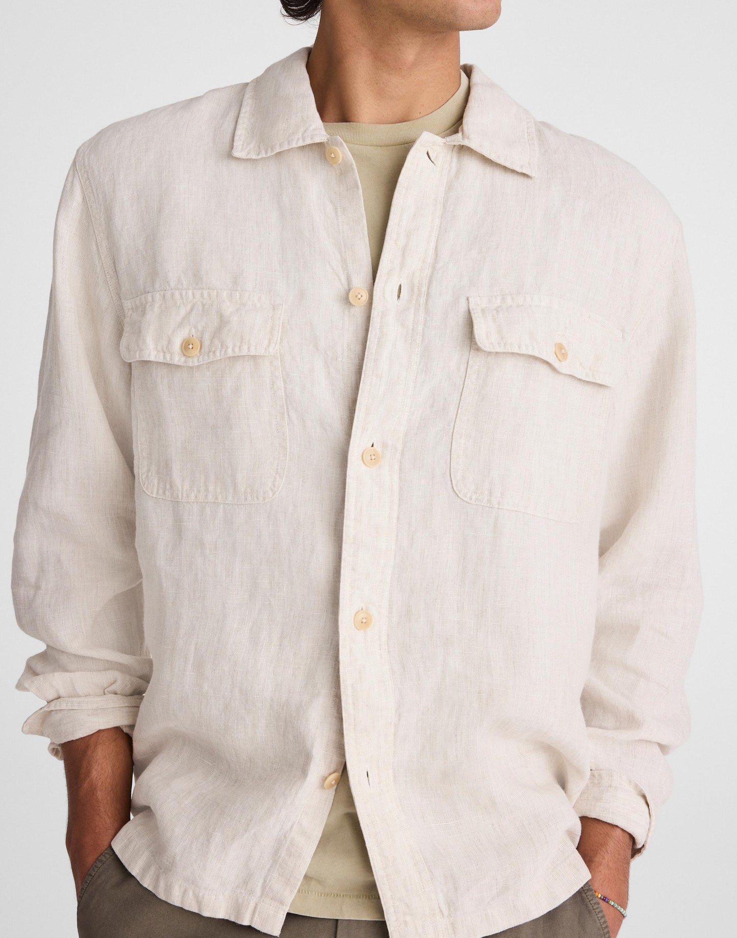 Madewell The Station Shirt in Linen