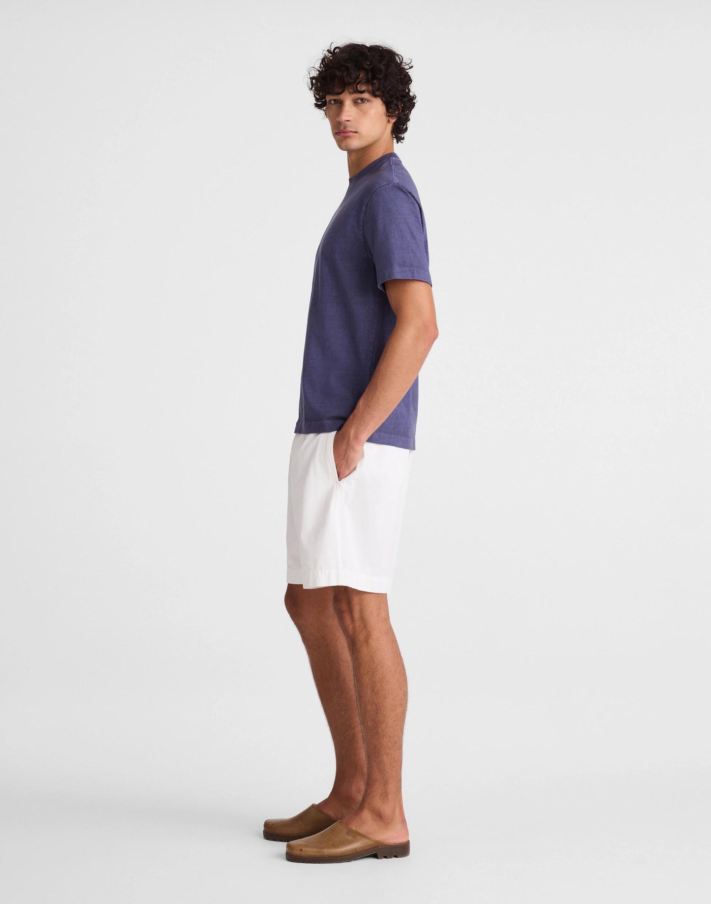 Madewell Pleated Chino Shorts in Uniform Twill