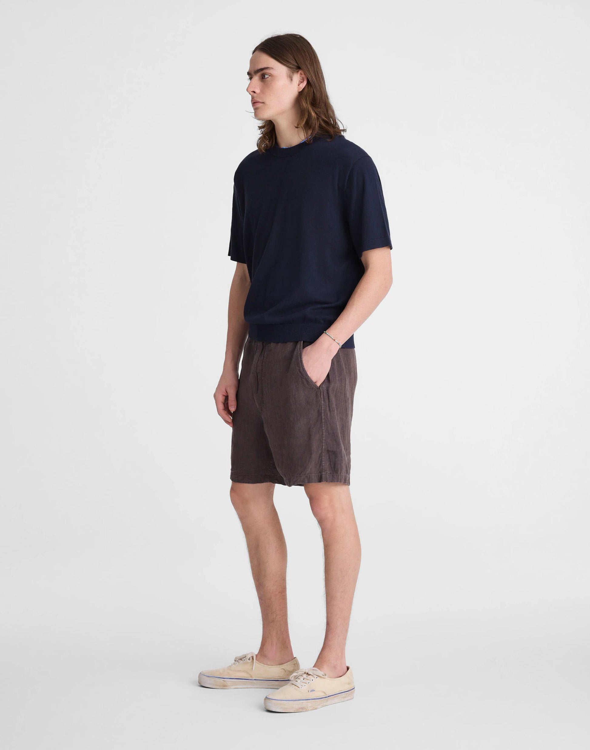 Madewell Pull-On Shorts in Linen