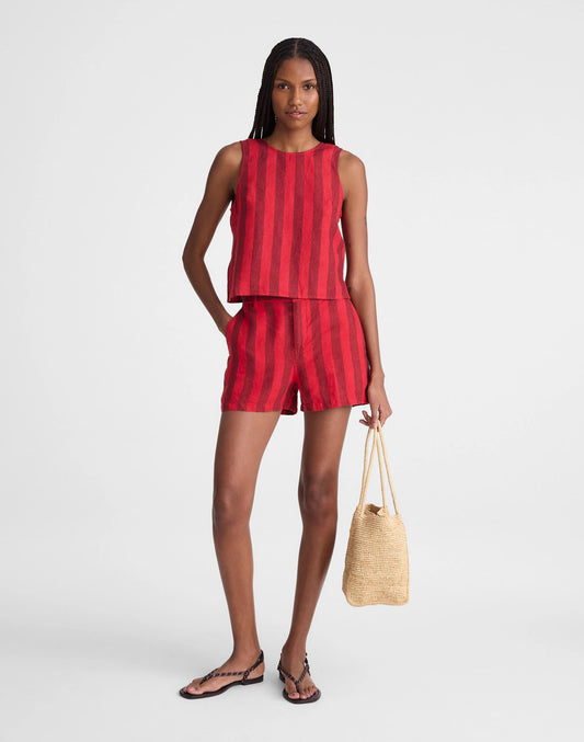 Madewell The Zoe Short in 100% Linen