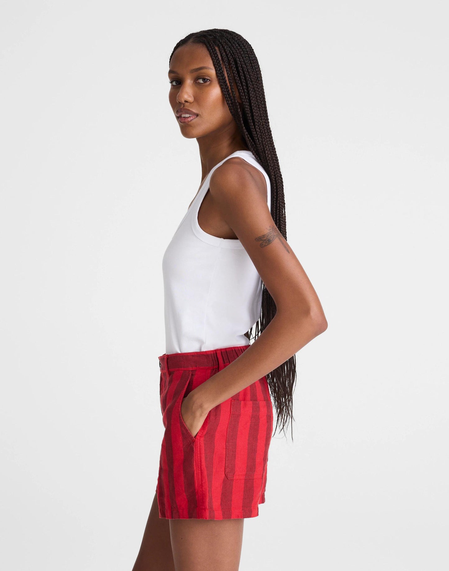 Madewell The Zoe Short in 100% Linen