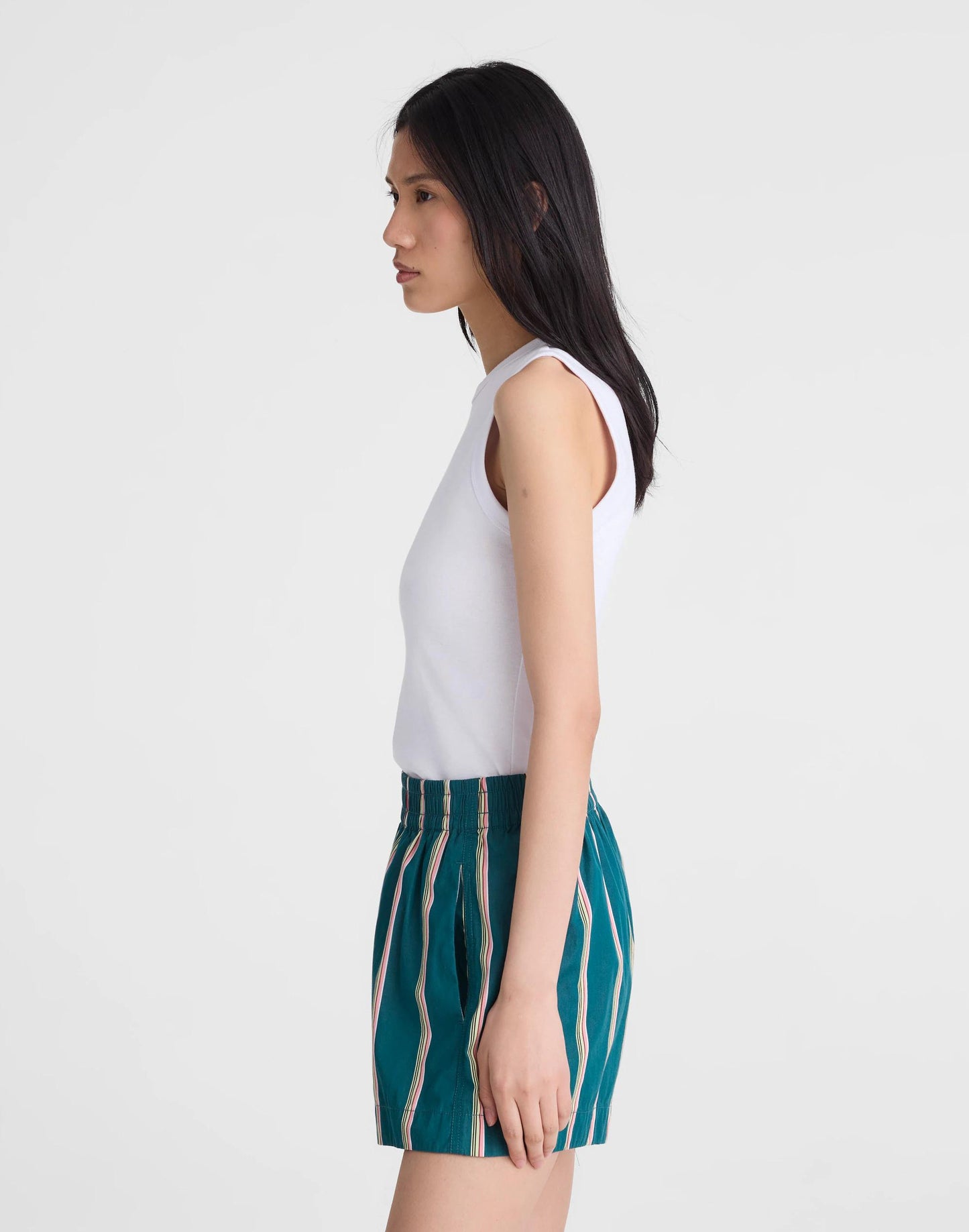 Madewell Madewell x Shopbop Pull-On Shorts in Poplin