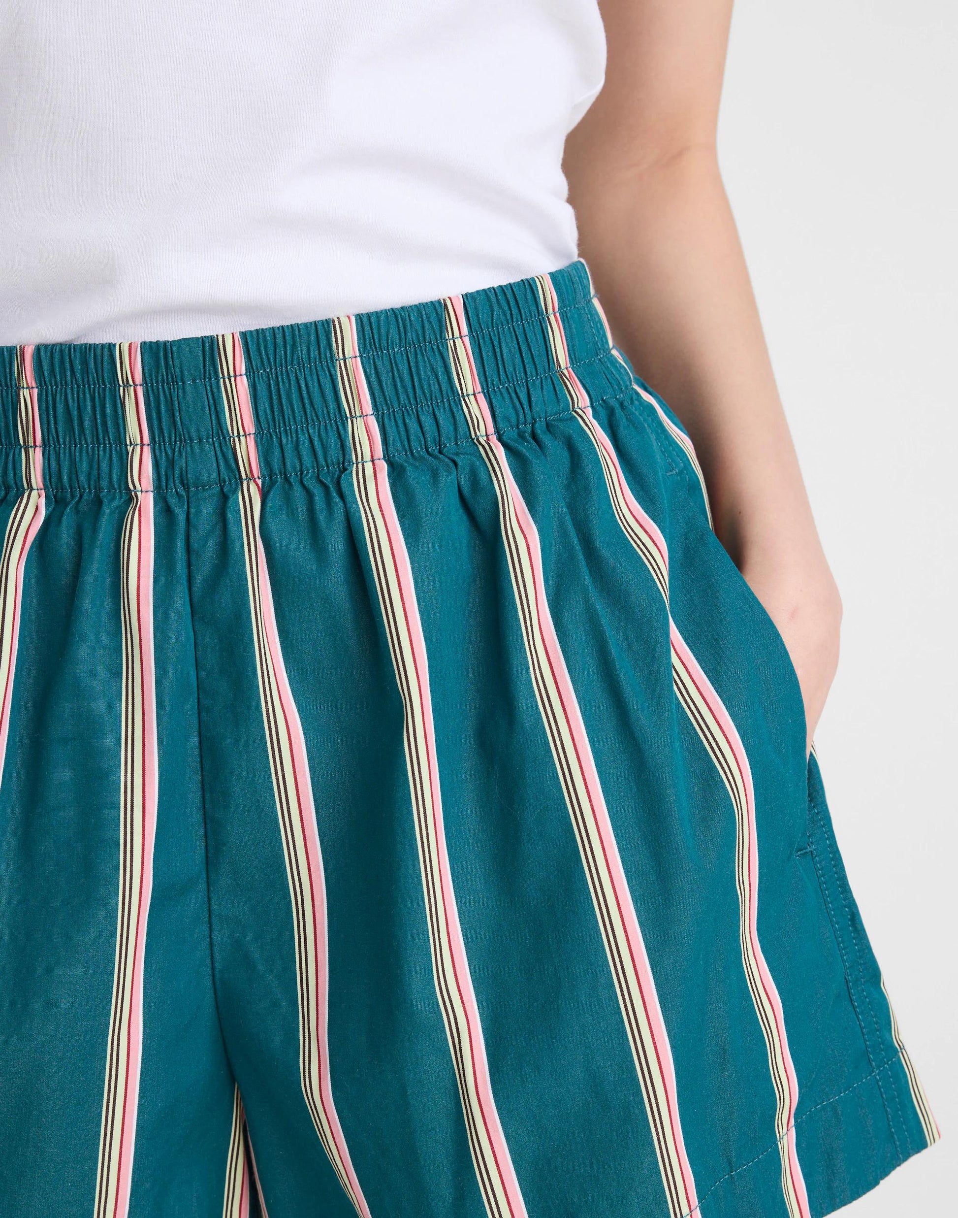 Madewell Madewell x Shopbop Pull-On Shorts in Poplin