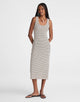 Black Stripe Jacquard