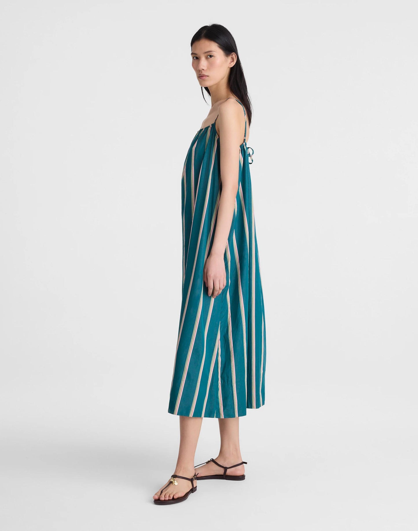 Madewell Madewell x Shopbop Gathered A-Line Midi Dress