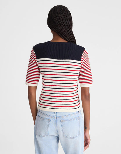 Madewell Bouclé-Knit Sweater Tee
