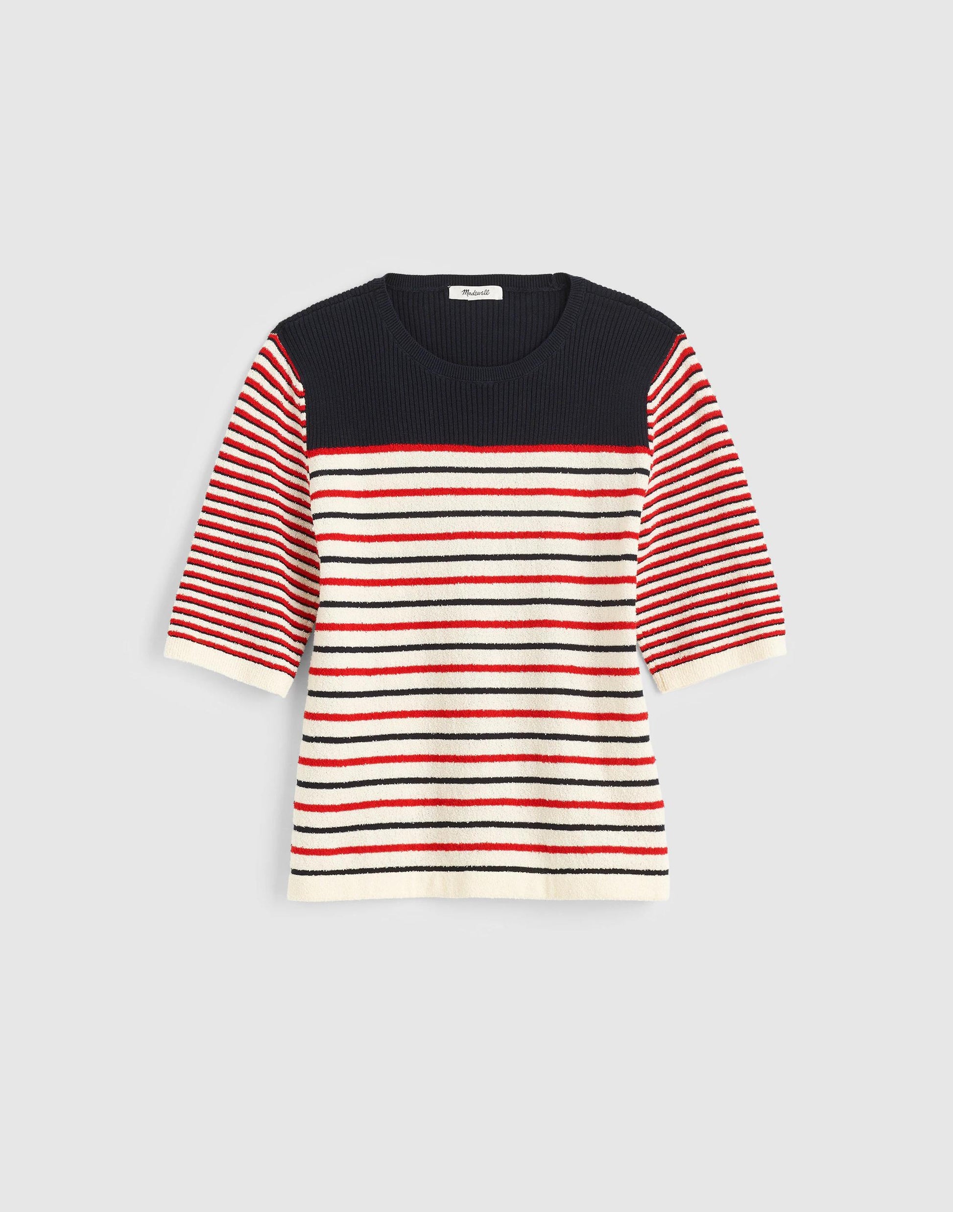 Madewell Bouclé-Knit Sweater Tee