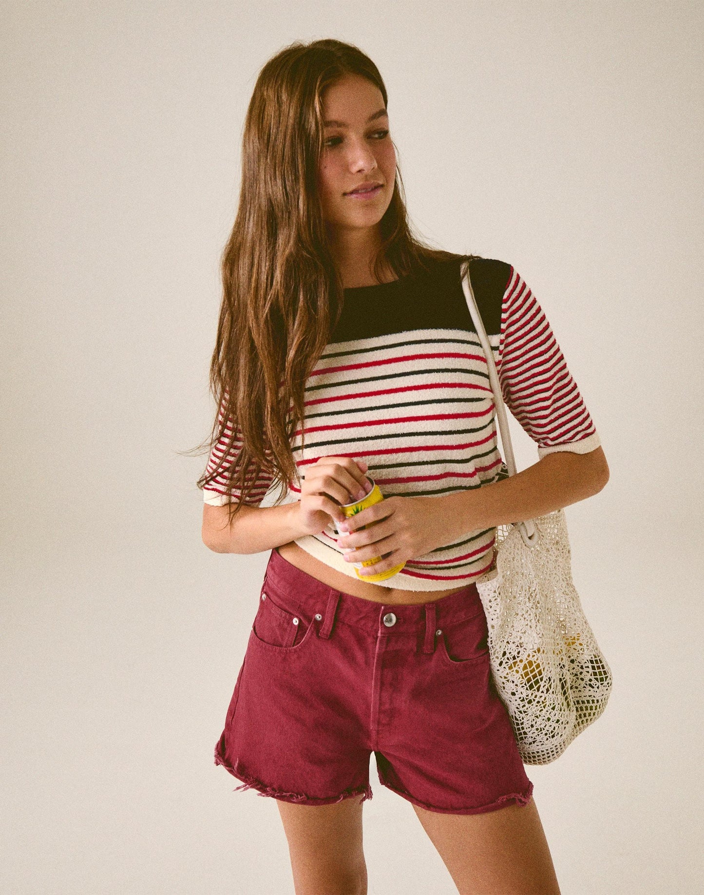 Madewell Bouclé-Knit Sweater Tee