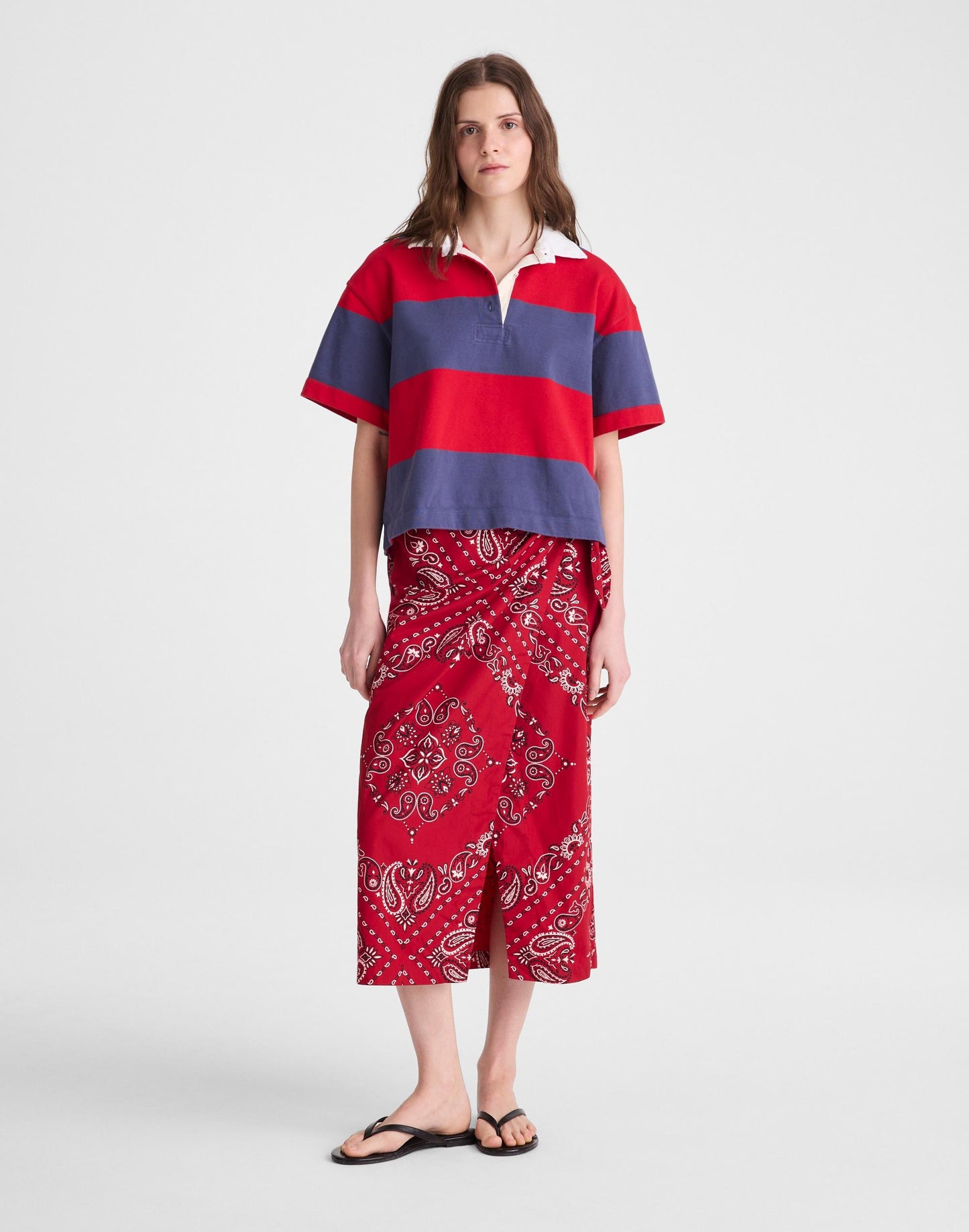 Madewell Boxy Rugby Polo