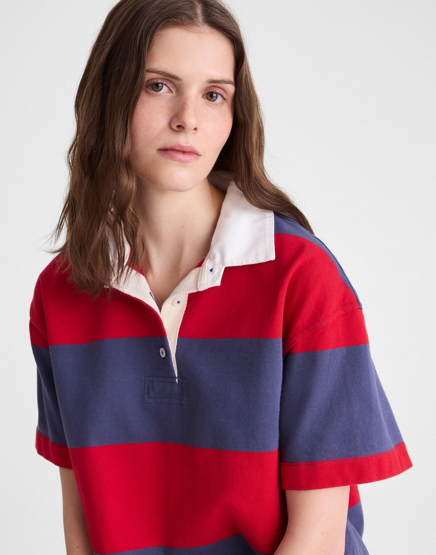 Madewell Boxy Rugby Polo