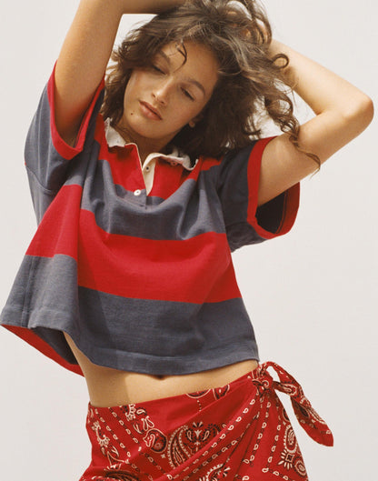 Madewell Boxy Rugby Polo
