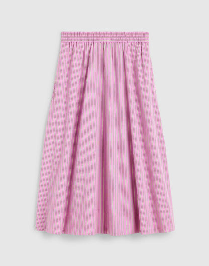 Madewell Midi Circle Skirt in Poplin
