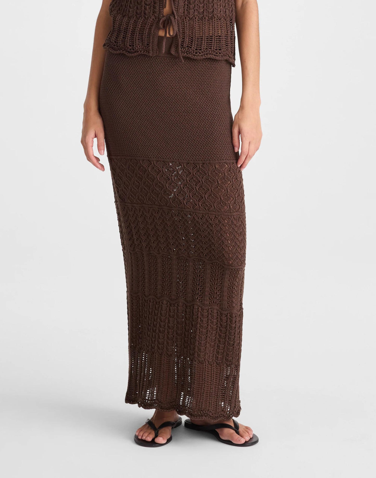 Madewell Pointelle-Stitch Maxi Skirt