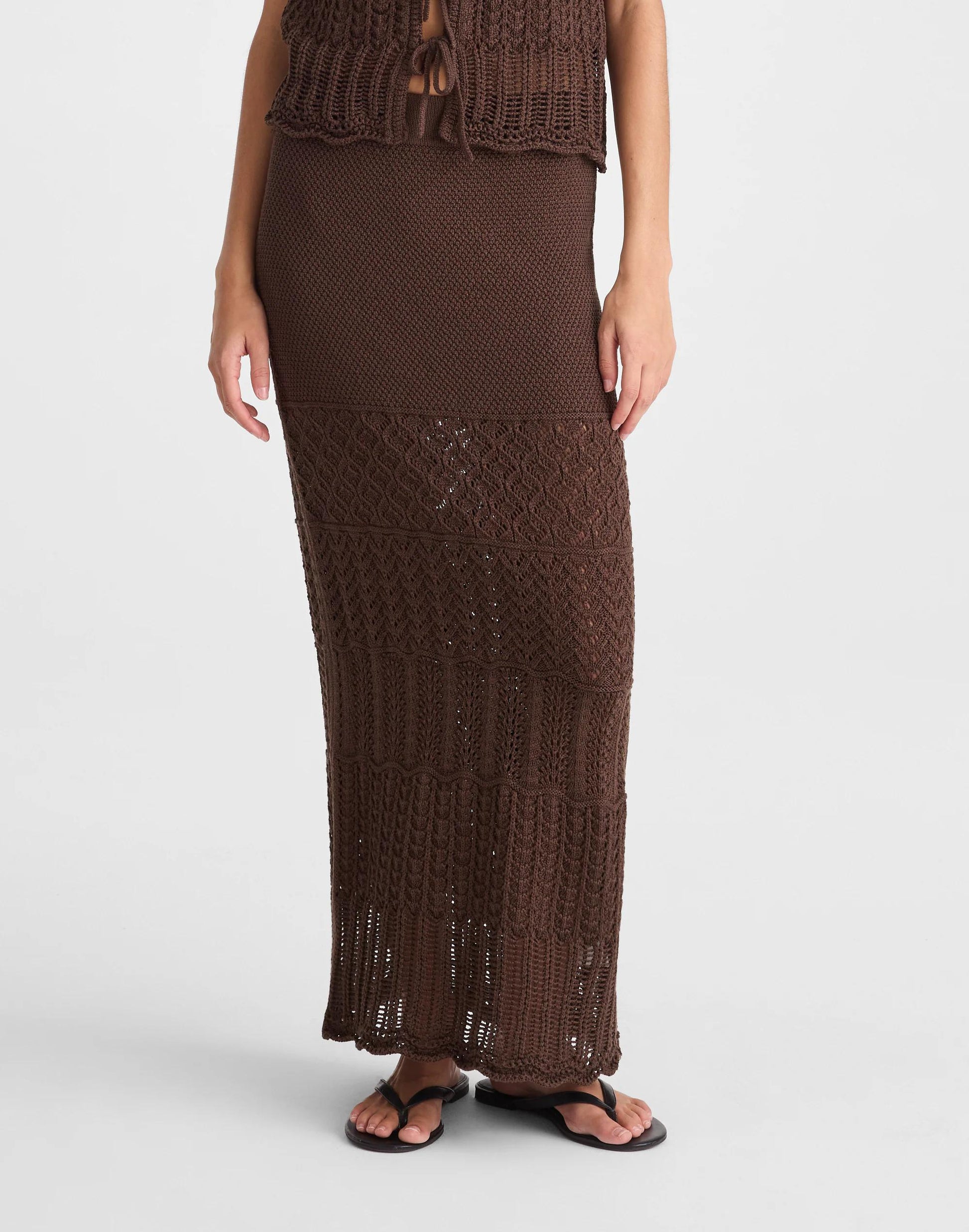 Madewell Pointelle-Stitch Maxi Skirt