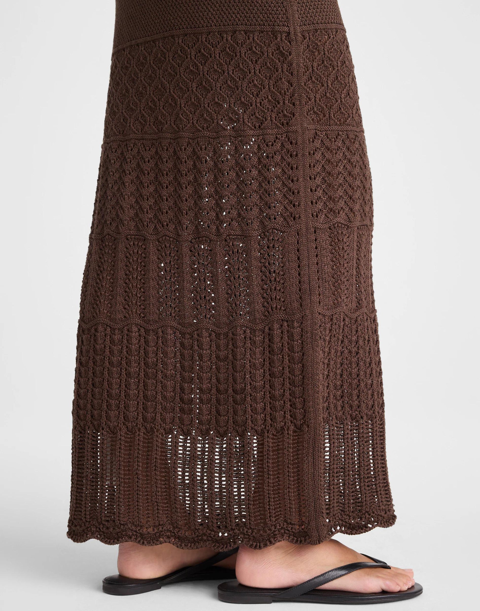 Madewell Pointelle-Stitch Maxi Skirt