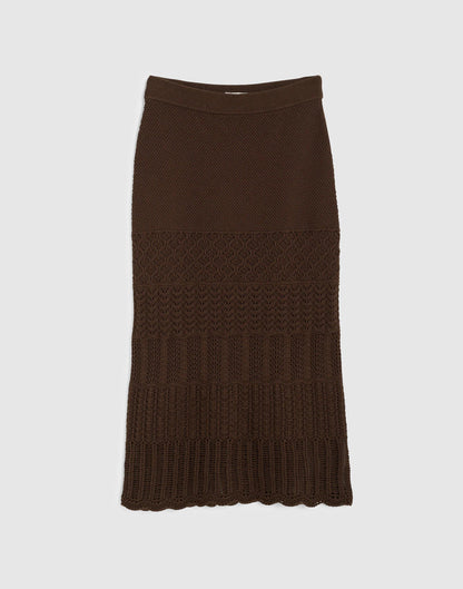 Madewell Pointelle-Stitch Maxi Skirt