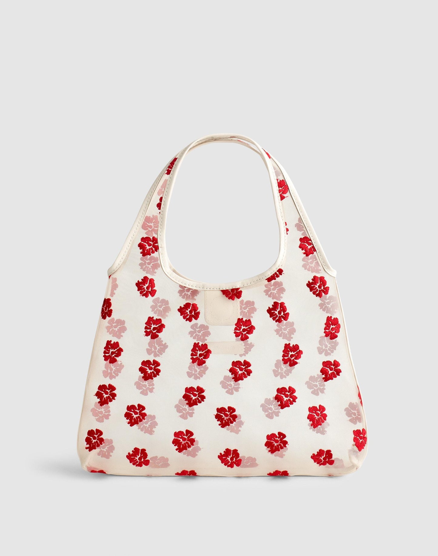 Madewell Floral-Embroidered Mini Shopper Bag
