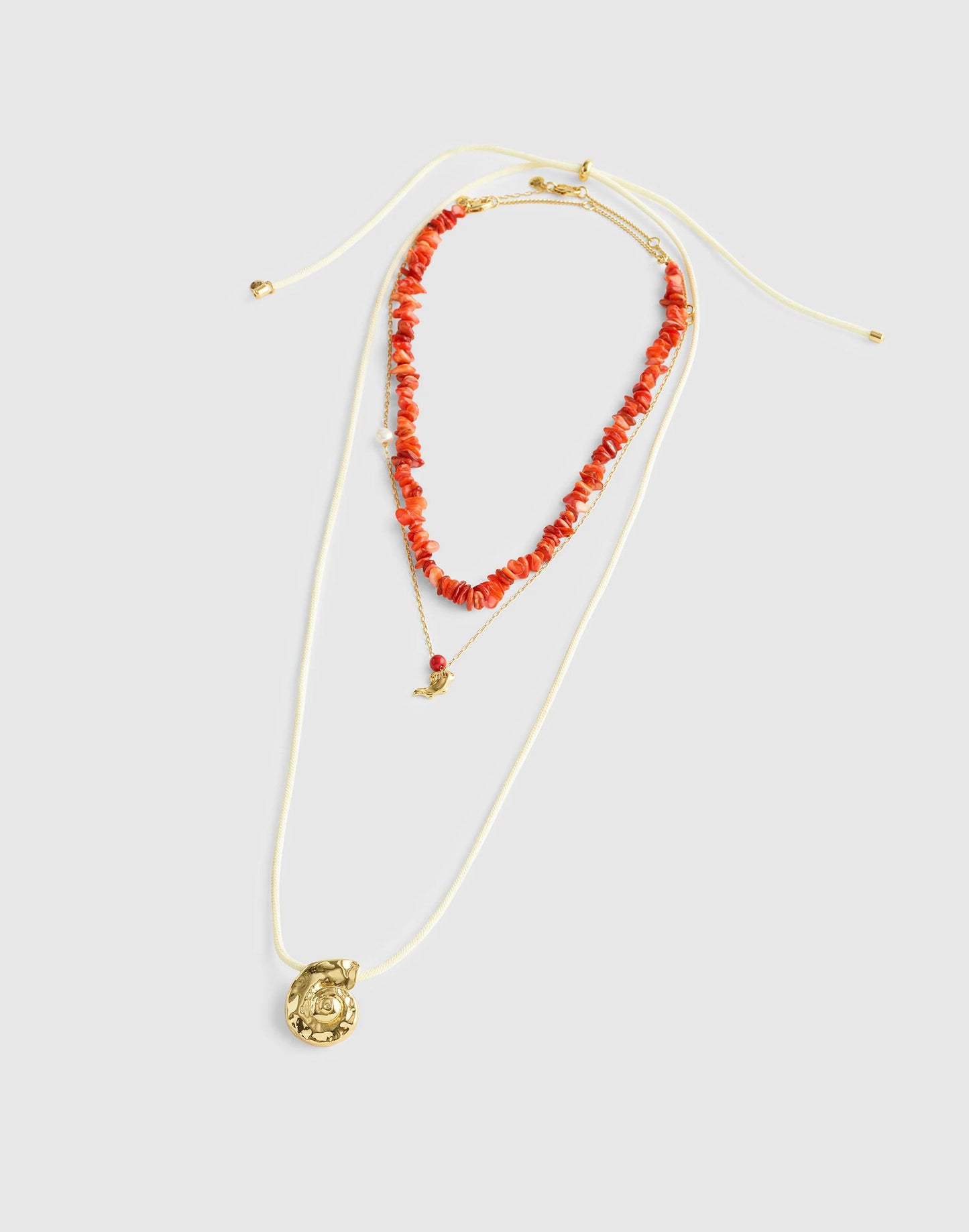 Madewell Three-Pack Puka Shell Necklace Set