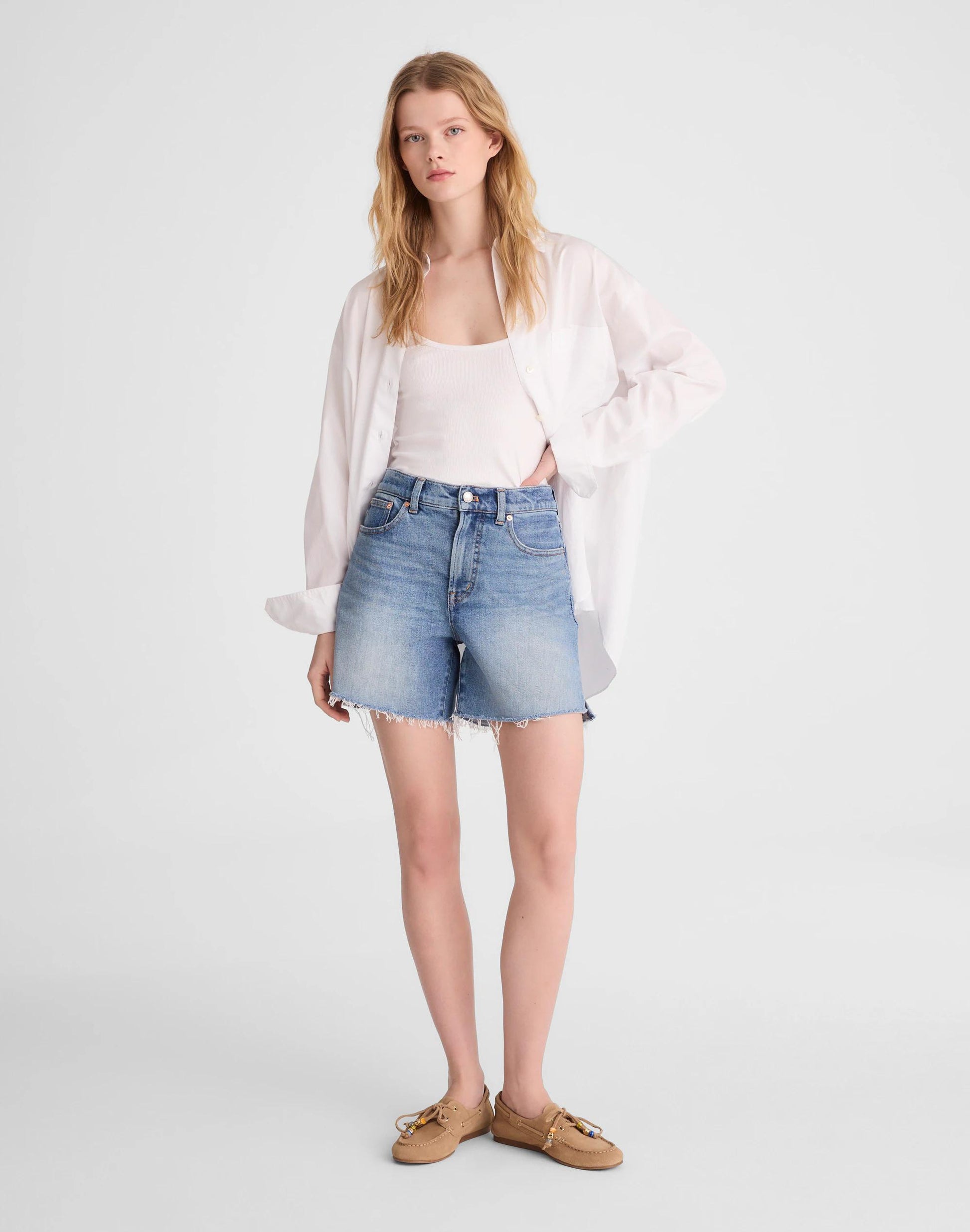 Madewell The Perfect Vintage Mid-Length Jean Short
