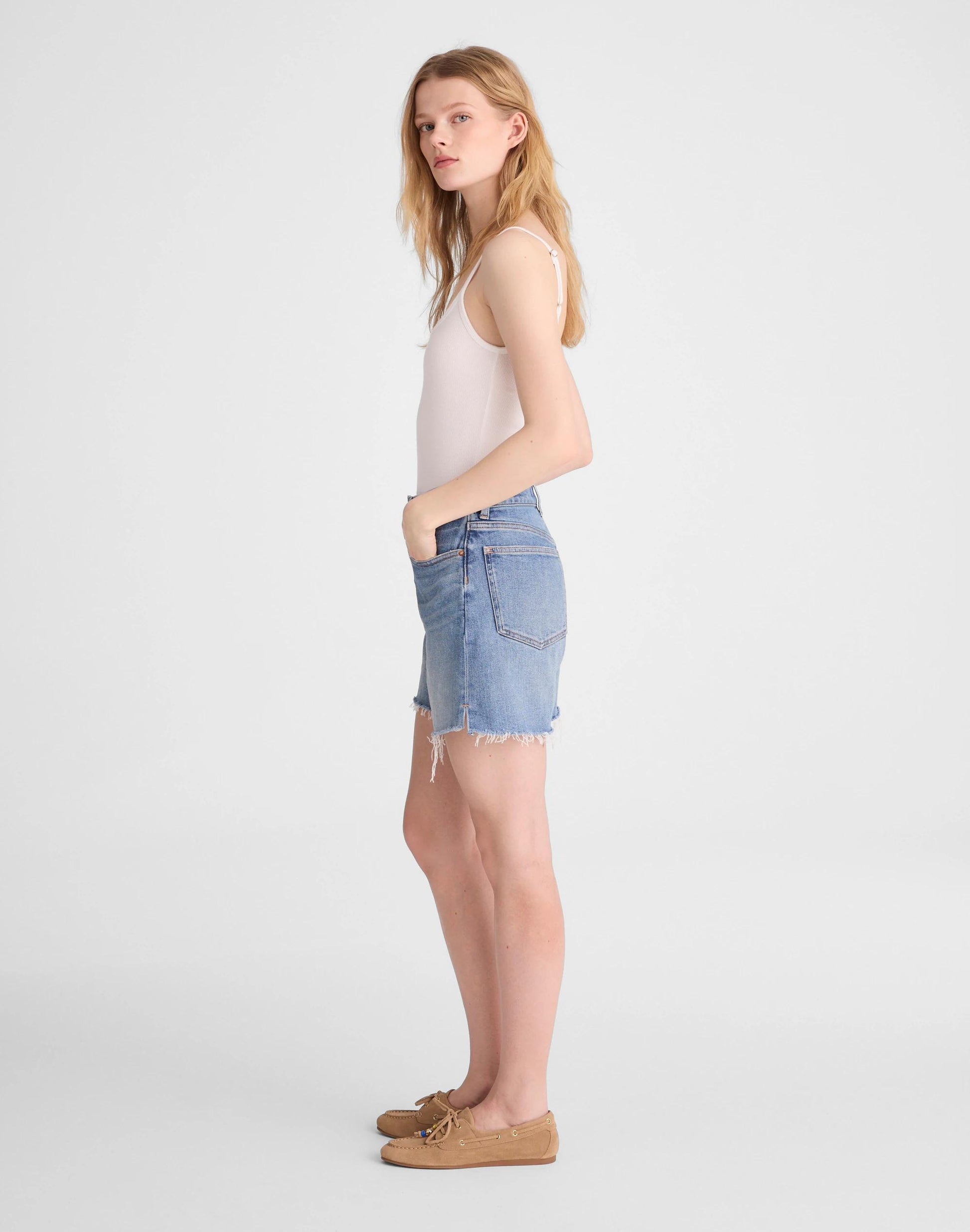 Madewell The Perfect Vintage Mid-Length Jean Short