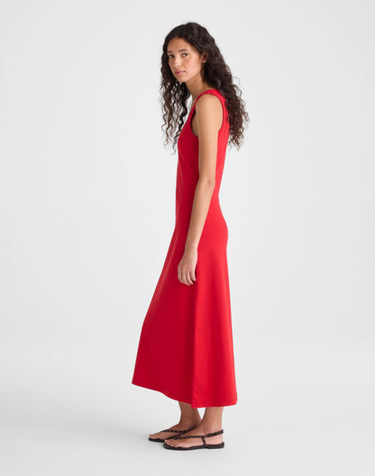 Madewell Scoopneck Tank Maxi Dress in Compact Cotton